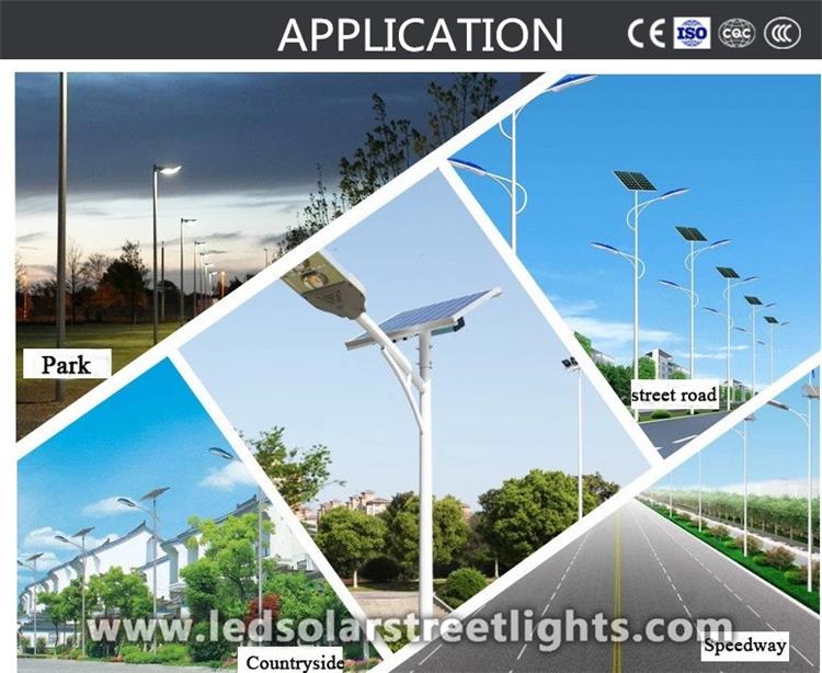 applied of solar street light luminary